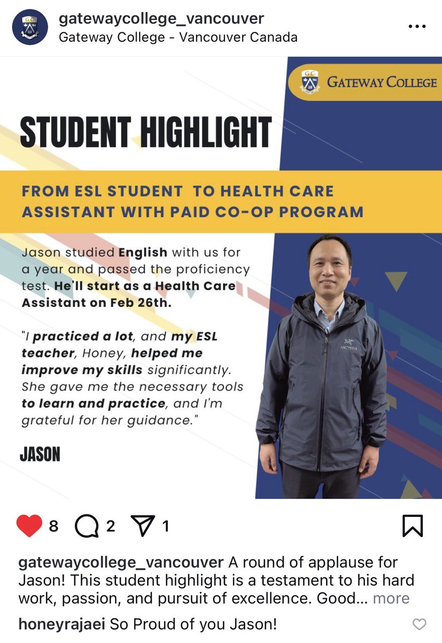 From Honey’s teaching journey